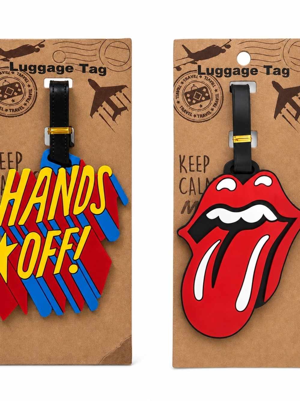 Rock N Roll Inspired Luggage Tag - Pair Of 2